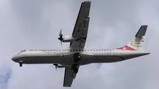 Adria Airways Switzerland ATR 72-500 HB-ACC AB6498 Approaching at Berlin Tegel Airport