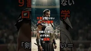 「剣闘士の戦い＝必ず死闘」は誤解！？