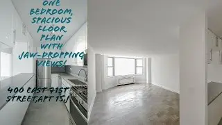 one bedroom spacious floor plan with jaw dropping views