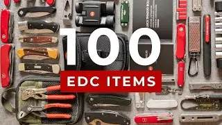 100 EDC ITEMS | Become an everydaycarry enthusiast