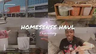 MINI HOMESENSE VLOG & HAUL | pillows, room scents, plant pots, etc | Captain Widescreen