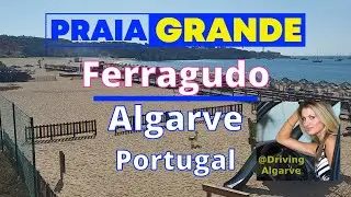 PRAIA GRANDE - Ferragudo (Algarve Portugal) see one of the best beaches near Portim&atilde;o 10/2023 HD