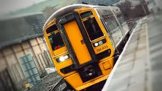 Trains at Porthmadog, Dovey Junction and  Aberystwyth 