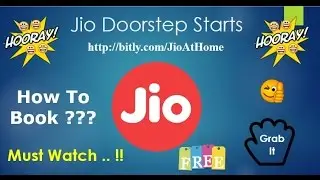 Jio Doorstep Started, Home Delivery | How To Book Online Jio Sim ? Must Watch, #JioDoorstep