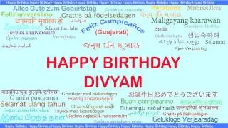 Divyam   Languages Idiomas - Happy Birthday