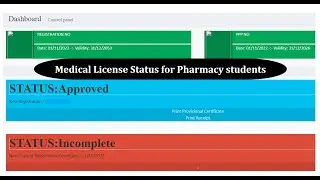 Medical License Status for Pharmacy Students ?