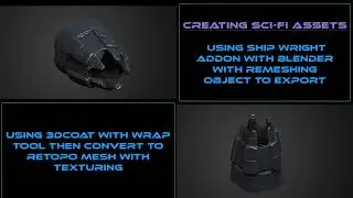 Creating SciFi Objects Using Blender -Shipwright - 3DCoat - Wrap Tool