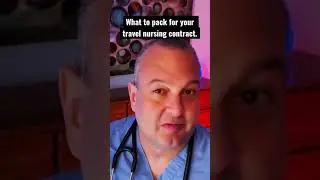 Do not forget to pack this for your Travel Nurse Contract #shorts