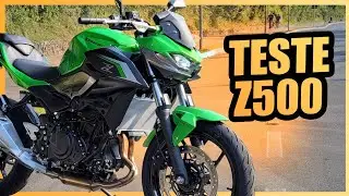 MAIS BARATA E FORTE QUE HONDA CB500F *TESTE KAWASAKI Z500 2025*
