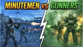 Elite Minutemen DESTROY the Gunners | Fallout 4 NPC War