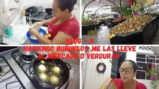 VLOG+8  HACIENDO BUÑUELOS ,VOY A MERCAR ALA CANASTA CAMPESINA 