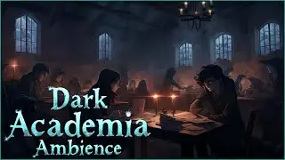 Dark Academia Ambience with Spooky Music & SFX | Spooky Magical School