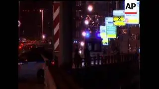 Fire struck a Moscow skyscraper that is set to be Europe''s tallest when construction is finished. T