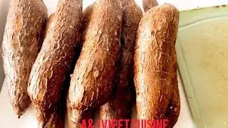 comment j'ai fait du water fufu(couscous  manioc)en Europe