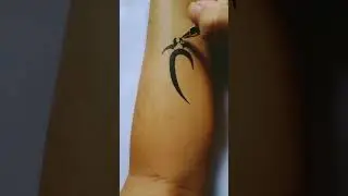 How To Make Tribal Tattoos With Pen #tattooing
