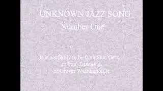 Unknown Jazz Song Number One (Purple Onion by Jazz Crusaders)