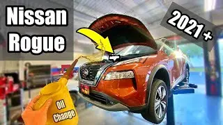 How To | 2021+ | Nissan Rogue | Oil Change | Diy |