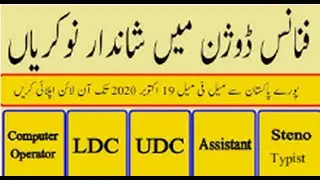 Finance Division ITS Jobs 2020 Apply Online Latest Pakistan Jobs
