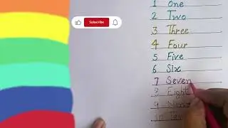 Counting Numbers 1 to 50 Ginti one Two Three Ginti one to ten for kids and Toddlers shapes Ginti. 