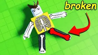 Roblox Сломай себе кости...
