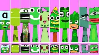 Incredibox Sprunki OC Phase 1 to Phase 2 Sleepy Bird, Pocoyo, Circle, Pato, Fifteen, H Alphabet, 61