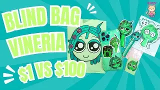 [Paper Diy] Sprunki Blind Bag: Vineria $1 vs $100 #asmr #sprunki #blindbag #handdrawing