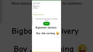 Bigbasket Delivery Boy Job #bigbasket #deliveryboy #blinkit #shorts #trending #viral