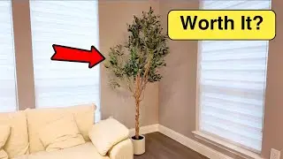 Watch Before Buying -Large Olive Trees Artificial Indoor 7FT