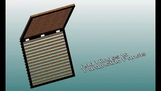 Everyday Revit (Day 293) - Add Hinge to Parametric Panels