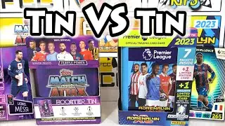Открытие A MATCH ATTAX 2022/23 Mini Tin VS ADRENALYN XL 2022/23 Pocket Tin Открытие | Tin Battle