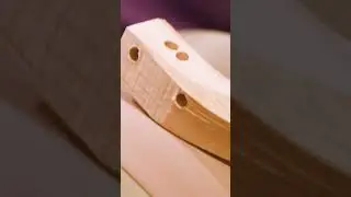 Here's how lacrosse sticks are hand-carved. #lacrosse #ASMR #handcarved