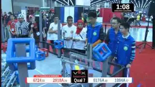2015 VRC Engr Q7 - 6724 2918A vs 8176A 1884A - 76 to 15 - VEX Worlds 2015 - Engineering Division