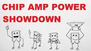 TDA7267, TDA7231, LM386 & TDA7052A audio amplifier power output test