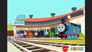 Train toy game video cartoon 