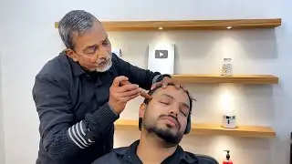 WARIS BARBER DEEP HEAD MASSAGE 💆🏻‍♂️ Relaxing vibe | TOK SEN & MASSAGE TOOLS ✨