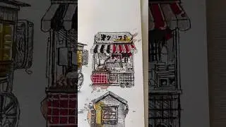 Part 12: Draw with me🎨 #ardrawing #art #archistic #drawing #sketch #architecture #sketchbook #fyp