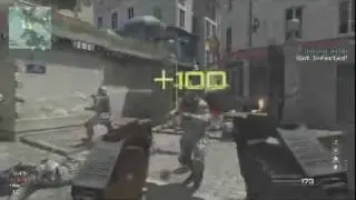 PS3 MW3 40er Killstreak on Resistance (Infected - Knife vs. FMG9)