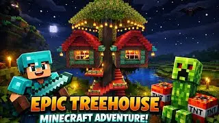 BEST TREE HOUSE EVER 🤩🌲 INTERIOR Part 3