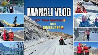 Chasing Snow in Manali ❄️Finally, We Found It! 🥳 ||Manali Winter Vlog ☃️  #manaliinwinters 
