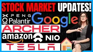 Новости фондового рынка: Palantir, Nio, Tesla, Xpeng, Archer, Amazon, Google и Кэти Вуд из Ark Invest!