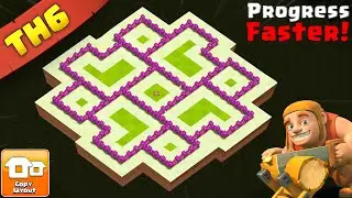 The PERFECT TH6 Base &ndash; Never Lose Loot & Progress 2X Faster!