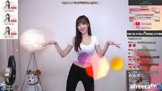 AFREECATV South Korean girl group STELLAR Minxi live broadcast