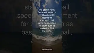 The stalker #radar gun was invented by #radar sports, llc on january 01, 1994