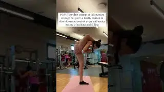 First Attempt at Standing Yoga Balance with Leg Behind Head | Mastering Control, Balance & Focus