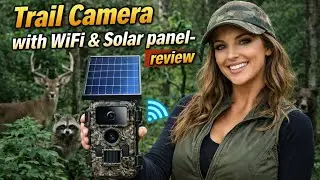 Campark Trail Camera - Wifi Solar 4K - game footage/ unboxing