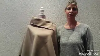 Poncho aus Fleecedecke nähen, super einfach