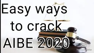 AIBE 2020 preparation/Law exam/ English/ All India Bar Exam/ study materials/ Notes/ Syllabus