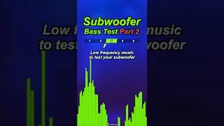 #bass test for your #subwoofer - Speaker test - PART2