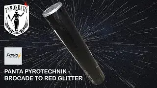 Brocade to Red Glitter - Panta Pyrotechnik