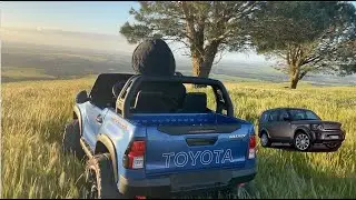 KIDS RIDE ON TOY | ADVENTURE | TOYOTA HILUX 4X4 | LANDROVER